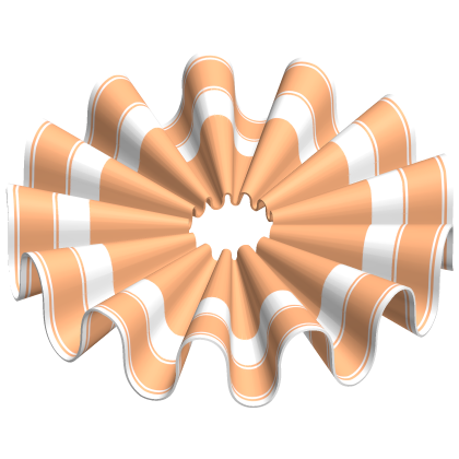 Beige Orange Clown Jester Ruffles Roblox item