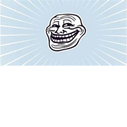 Raise a Troll Face icon