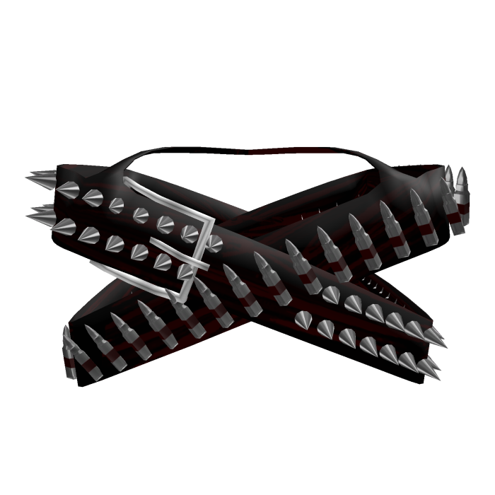 Punk/emo style top with ammunition details