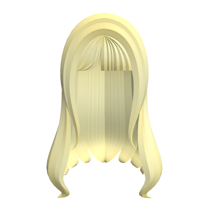 ♡ : cute long straight hair in yellow 