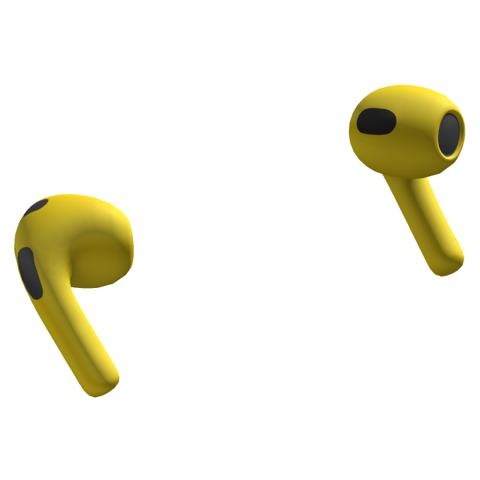 Yellow Wireless Earbuds