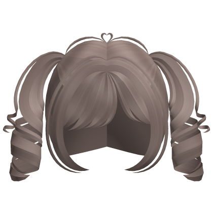 ˗ˏˋ ♡ adorable curly mini pigtails in brown