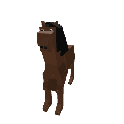Realistic female horse