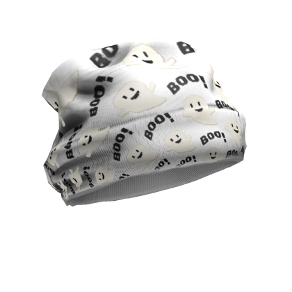 Y2K White Halloween Ghost Skully 👻