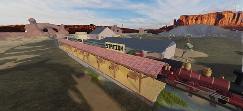 Western Steam Train Simulator (Complete Train!)