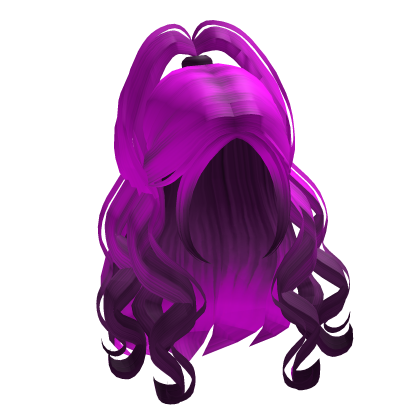 Long Cute Girl Hair - Purple and Pink Roblox item