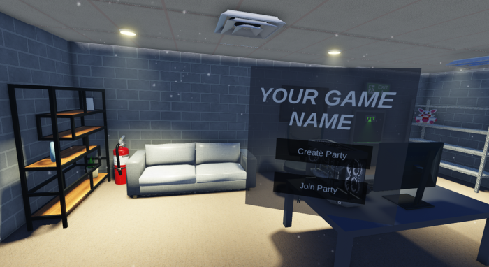 3D Main Menu and Full Party System preview 1