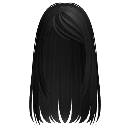 Cute Framing Minimalistic Dainty Hair (Black)