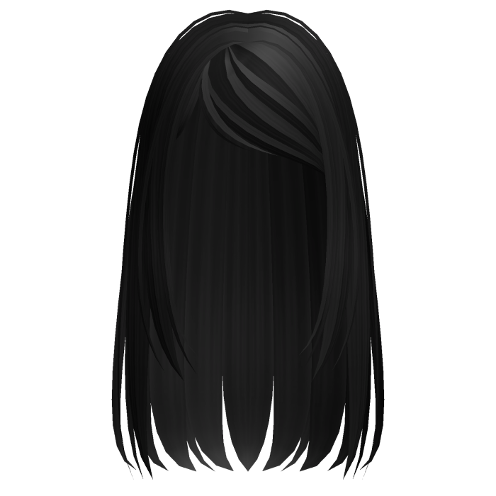 Cute Framing Minimalistic Dainty Hair (Black)