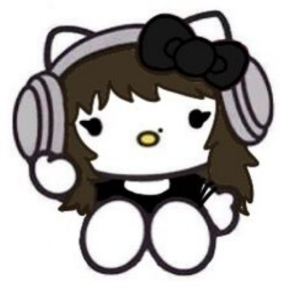 dark hello kitty Roblox decal