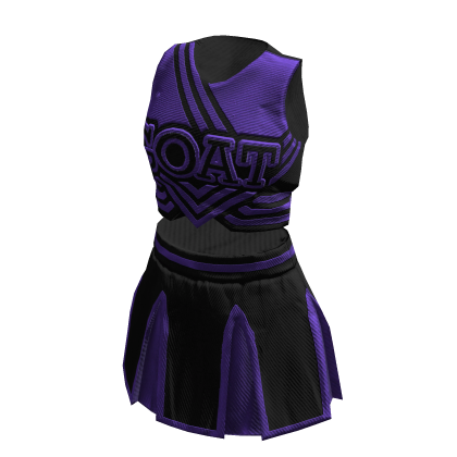 Cheerleader Uniform | Black Purple thumbnail