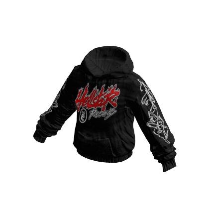 Hoodie Black Classic Y2K