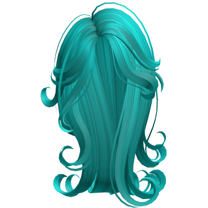 Swirly Wet Salon Hair Aqua Mermaid Roblox NoFilter