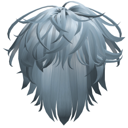Ice Blue Shaggy Hair