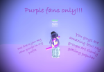 Purple fans only!