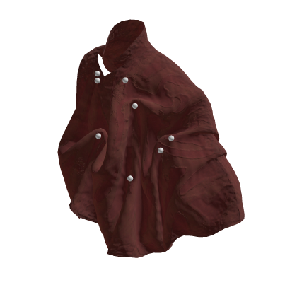 Red Gothic Draped Cape [PBR] thumbnail