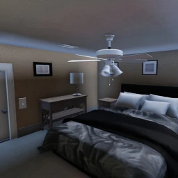 realistic bedrom but moving in icon