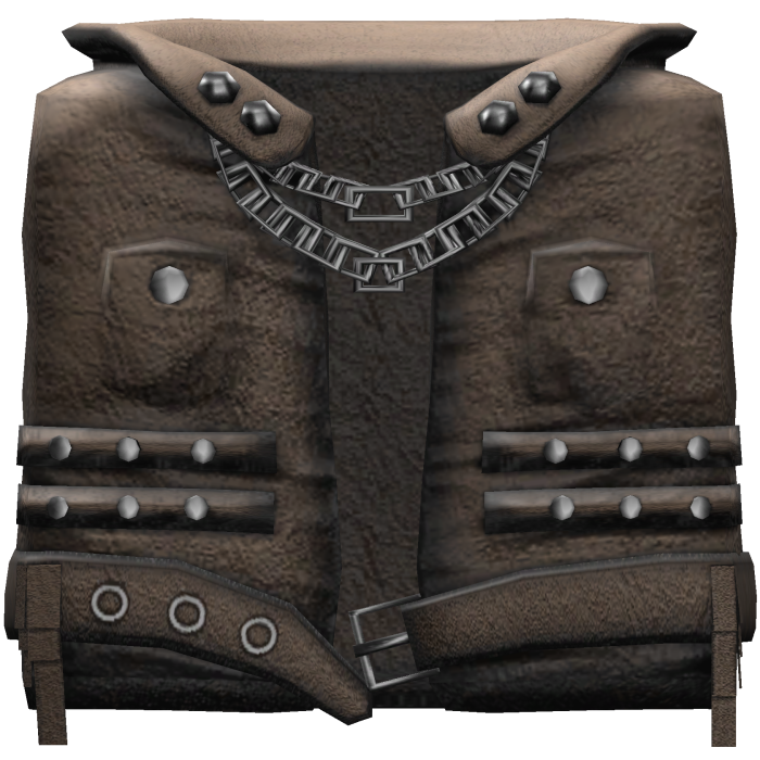 Beige Emo Goth Vest 1.0