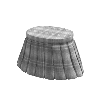 Grey plaid skirt roblox store