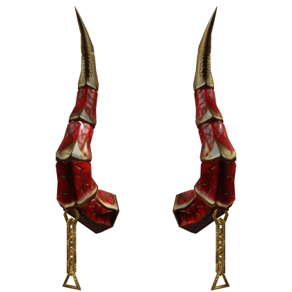 Evilbound Horns Of Royal Crimson Roblox item
