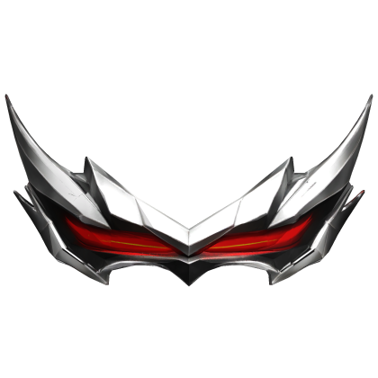 Black & Red Glowing Razor Visor Roblox item