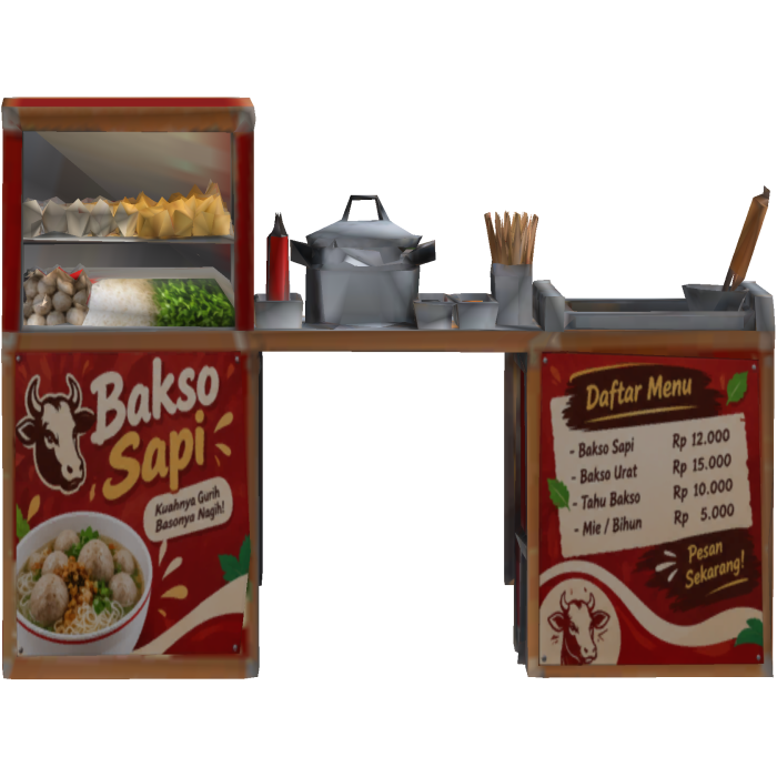 Stand Penjual Bakso