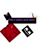 T-shirts for free and more