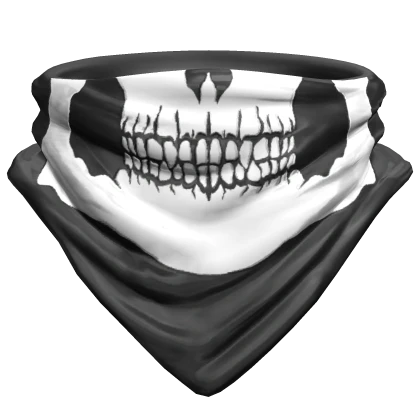 Skull Neck Scarf Cowl Face Mask | Roblox Item - Rolimon's