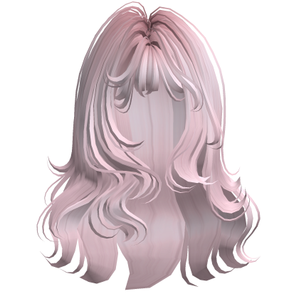Cute Messy Whimsical Girl Hair (Pink) Roblox item