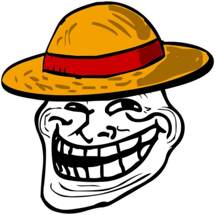 Troll Face Luffy