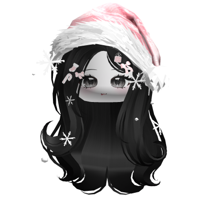 Lush Gentle Swirls w/Santa Hat (Milktea&Pink) Roblox item