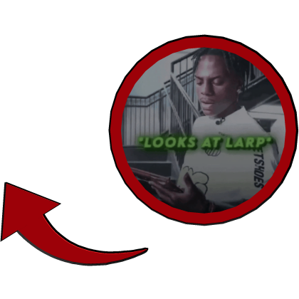 Ishowspeed Looks At Larp Red Circle Meme Roblox item