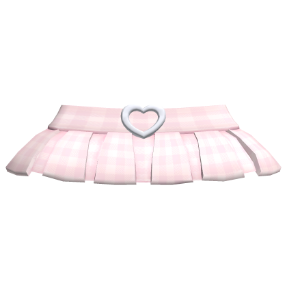 Pink Heart Mini Skirt