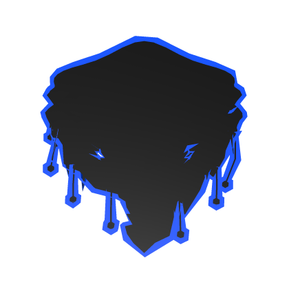 Cartoony Desert Bandana (Blue)
