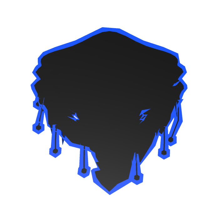 Cartoony Desert Bandana (Blue)
