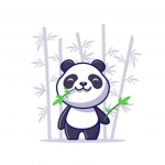 Panda_Eating_Bamboo_Stick_Group
