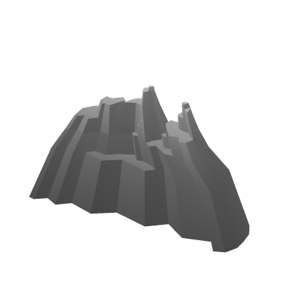 ⚡ Low-Poly Rocky Mountain Border Desert Sunset M