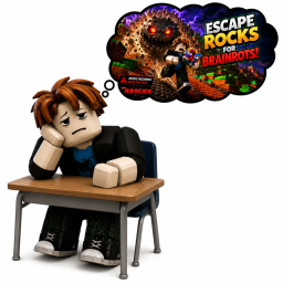 Escape Rocks For Brainrots!
