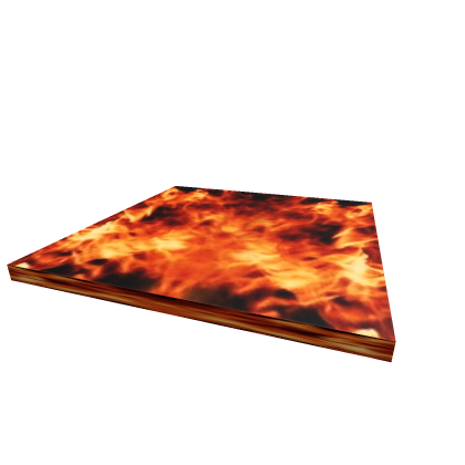 4x4 Flat Lava Brick (It Kills)