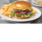 Burgers with fries