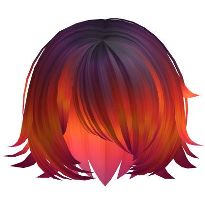 Cosmic Flame Spiky Anime Style Shy Short Bob Hair