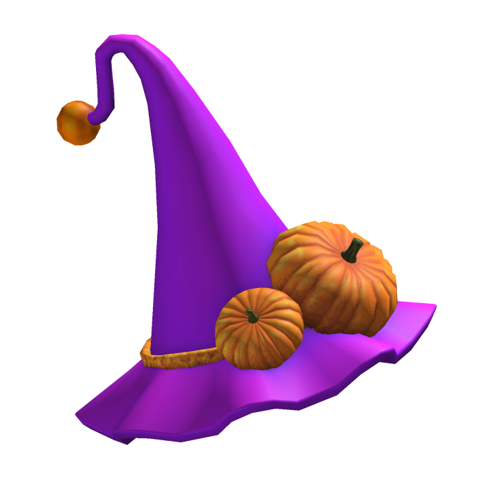 Halloween Pumpkin Witch Hat