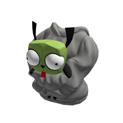 Green Alien GIR Huggable Holdable Sweater Hoodie thumbnail