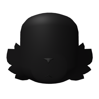 Head with Snout and Fur [Black] Roblox item