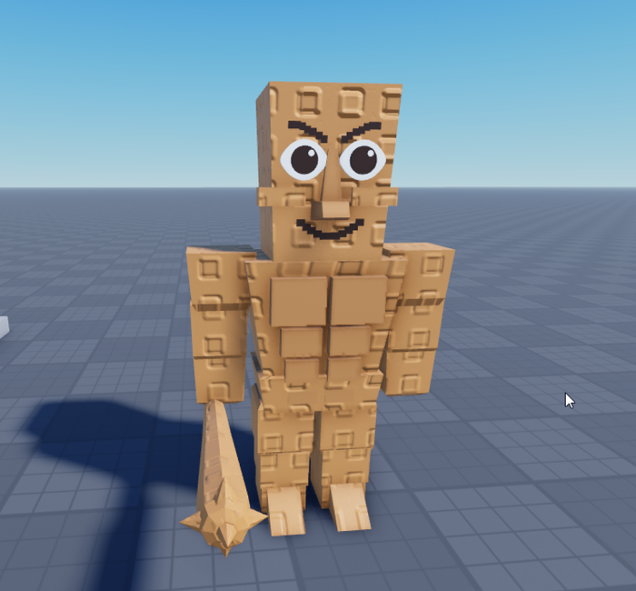 Tung Tung Tung Sahur Buffed Rigged and Animated preview 3