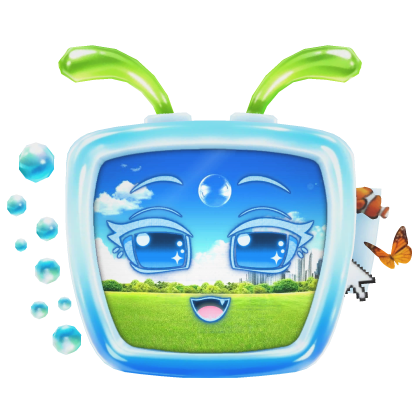 [📺] Frutiger Aero Webcore Aqua TV Head 🍃
