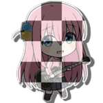 checkered bocchi