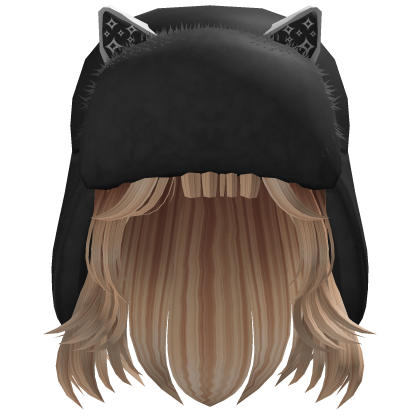 Super Cute Ushanka Jellyfish Hair - Blonde Roblox item
