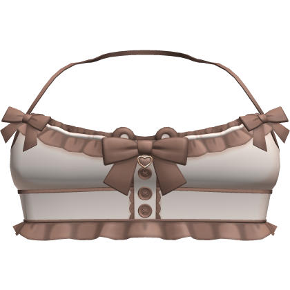Cutesy Brown Bear Bow Top