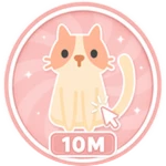 10M Cat Clicks Roblox badge thumbnail